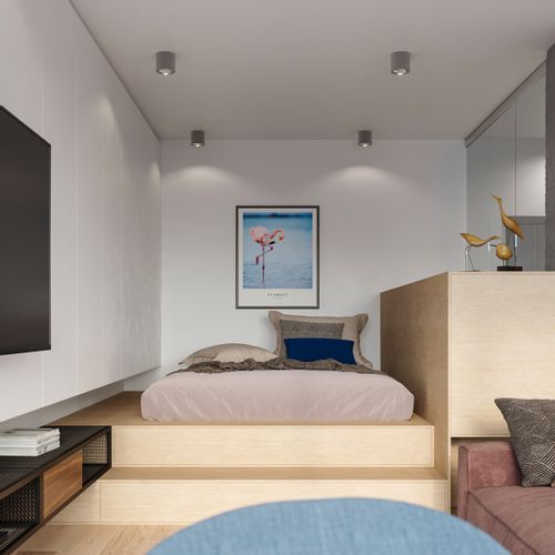 Plafon TIUBE szary na Arena.pl