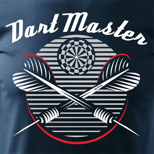 Koszulka z rzutkami rzutki Dart Master męska granatowa REGULAR L na Arena.pl