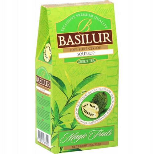 Herbata zielona liściasta GRAVIOLA FLASZOWIEC KIWI Basilur Soursop - 100 g na Arena.pl
