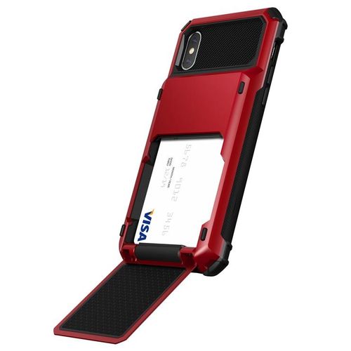 Etui VRS Design Damda Folder iPhone X Red na Arena.pl