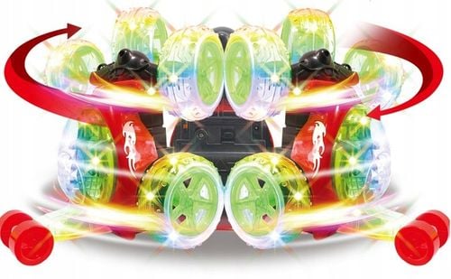 Duże Auto Twister Akrobata 360 Tańczący Samochód Kaskader Czerwony na Arena.pl