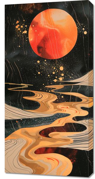 Obraz 50x100cm Planetarny Taniec zdjęcie 1