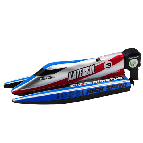 ZDALNIE STEROWANA  ŁÓDŹ MOTORÓWKA  NIEBIESKO-SREBRNA na Arena.pl