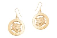 kolczyki z wizerunkiem tygrysa (p21/wio/53au)