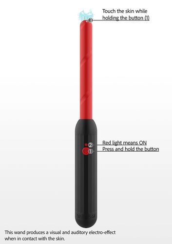 prick stick electro shock wand black na Arena.pl