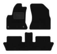Dywaniki welurowe LUX Citroen C4 Picasso I 2006-2013 czarne CP