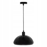 LAMPA SUFITOWA METALOWA CZARNA NOWOCZESNA WISZĄCA SAVIO 110 X 27 CM E27