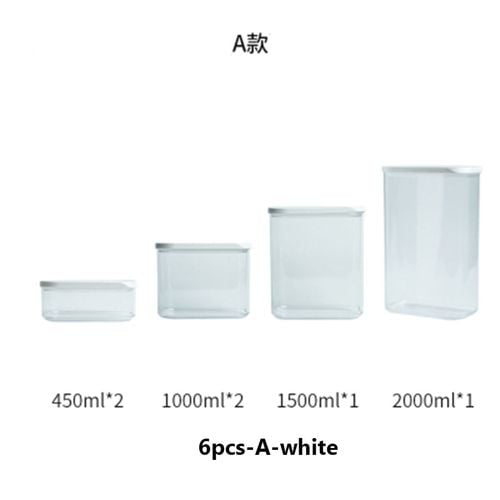 Pojemniki Do Żywności  - Przeźroczyste - 0.45L 1.0L 1.5L 2.0L - OKAZJA 1.5L- Czerwony na Arena.pl