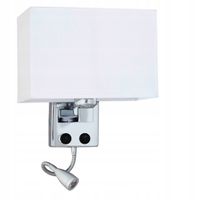 Kinkiet lampa ścienna NINA LED z abażurem do czytania w łóżku E27