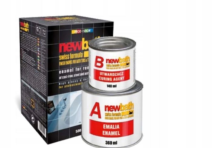 Preparat do renowacji wanien profesjonalny NEW BATH zdjęcie 1