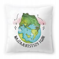 Poduszka Dla Igora Na Urodziny Ze Zdjęciem Na Prezent Biała 40X40 Cm