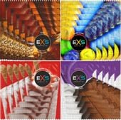 EXS Zestaw Smakowych Prezerwatyw 4 Rodzaje 32szt