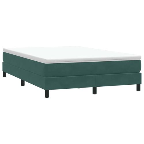 Łóżko typu Box Spring bez materaca Ciemnozielone 160x220 cm na Arena.pl