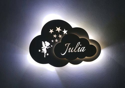 Lampka nocna LED CHMURKA -Gwiazdki z imieniem na Arena.pl