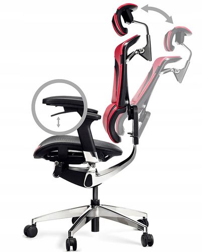 Fotel ergonomiczny Diablo Chairs V-Dynamic Red na Arena.pl