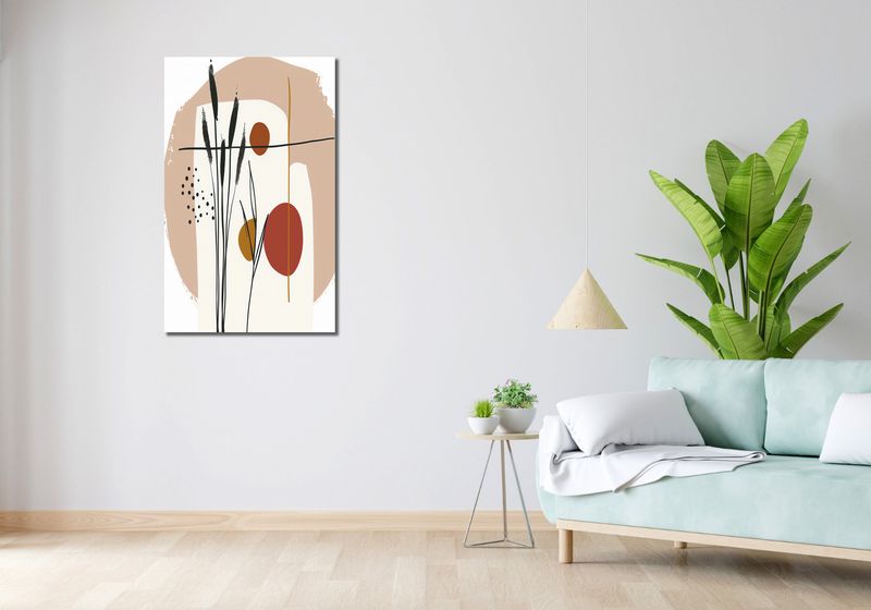 Obraz 60x100cm Kremowe Wazony zdjęcie 2
