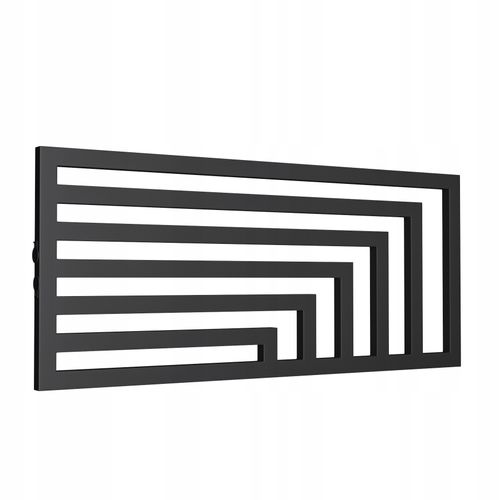 POZIOMY GRZEJNIK LAOS 52x160 CZARNY MAT na Arena.pl