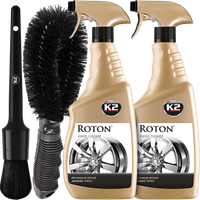 2X K2 ROTON PŁYN DO MYCIA FELG KWRWAWA FELGA SZCZOTKA PĘDZELEK DETAILINGOWY