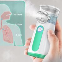 RĘCZNY INHALATOR DLA DOROSŁYCH I DZIECI CICHY RĘCZNY INHALATOR NEBULIZATOR