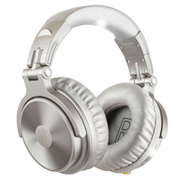 Oneodio Pro C Słuchawki Bezprzewodowe Nauszne Bluetooth 5.2 3.5mm Srebne