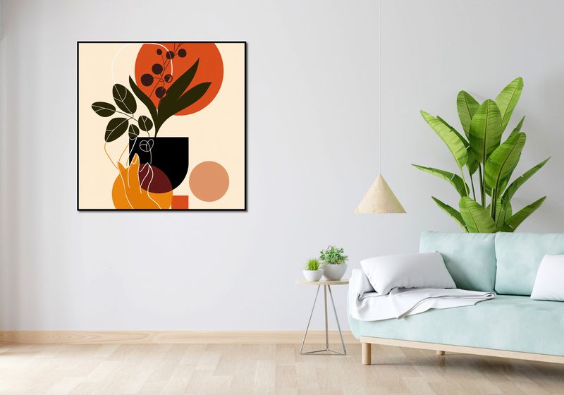 Plakat 100x100cm Dotyk Naturalności zdjęcie 4