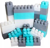 Duże klocki Hemar K3, 50 el luz 4k, cegły konstr