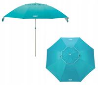 Duży parasol plażowy ogrodowy turystyczny łamany ochrona UV 220 cm NC7822