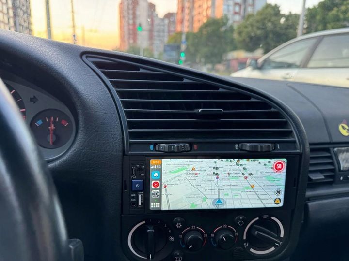 RADIO NAWIGACJA 1DIN CARPLAY ANDROID AUTO MAPY BLUETOOTH AUX zdjęcie 3