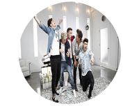 Opłatek na tort One Direction