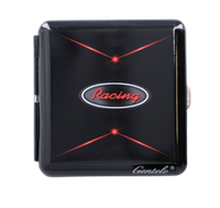 Metalowa Papierośnica na Papierosy w Stylu Retro z Napisem Racing Gentelo