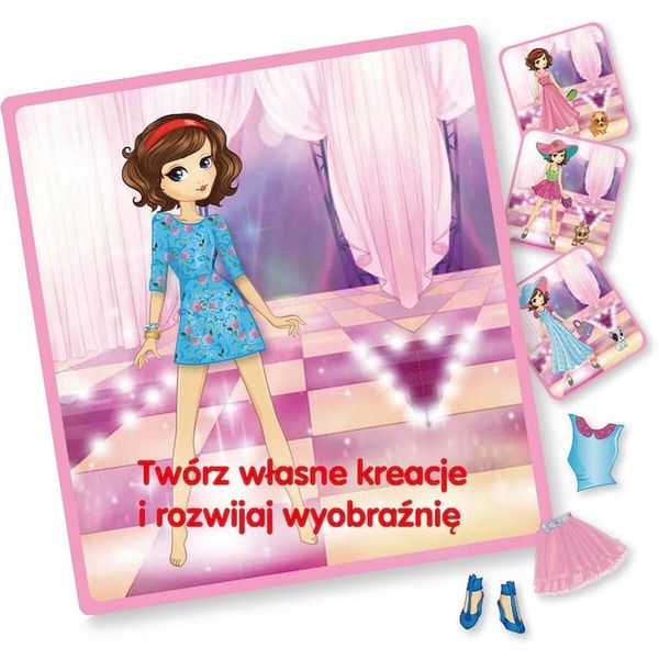 Układanka magnetyczna Modna Dama zdjęcie 2