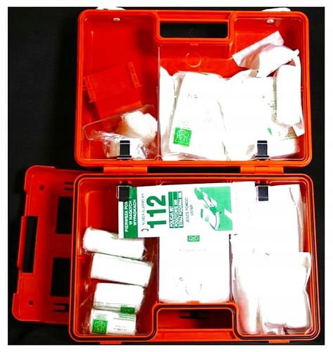 Apteczka K15 przemysłowa z wieszakiem + ustnik na Arena.pl