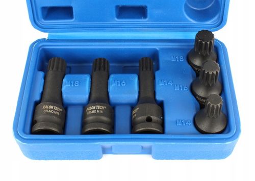 KLUCZE UDAROWE SPLINE M14 M16 M18 - zawieszenia VW na Arena.pl