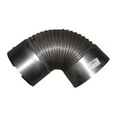 kolano wentylacyjne nieocynkowane 120mm - rkc 120