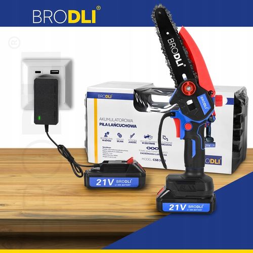 PIŁA ŁAŃCUCHOWA AKUMULATOROWA PILARKA GAŁĘZIÓWKA OLEJOWANIE AUTO na Arena.pl