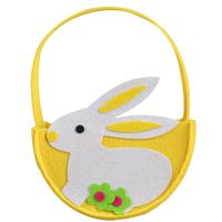 koszyczek filcowy - zajączek 16 x 22cm