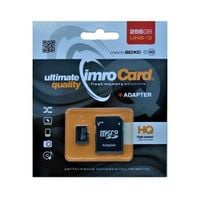 karta pamięci microsdxc 256gb imro+ adp10c uhs-3