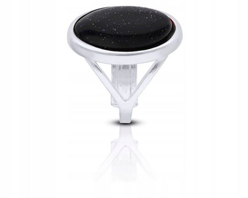 Pierścionek srebrny regulowany z Nocą Kairu pr.925 na Arena.pl