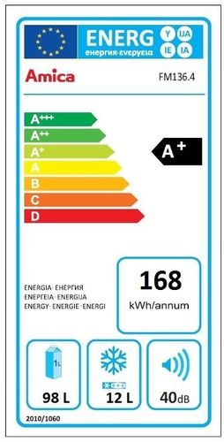 Amica FM136.4  Chłodziarko-zamrażarka na Arena.pl