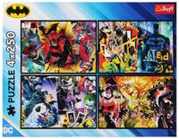 Puzzle 4X250 Batman W Akcji 13310
