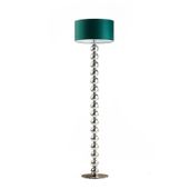 Srebrna lampa podłogowa z kulami GIZA