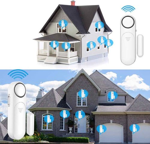 Czujnik alarmu drzwi z pilotem 2 Szt na Arena.pl