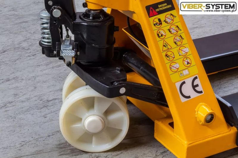 Wózek paletowy paleciak 2500kg z wagą cyfrową waga ręczny Viber-System 2,5t zdjęcie 4
