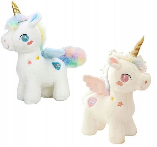 JEDNOROŻEC PLUSZOWY PEGAZ MASKOTKA PLUSZAK MIŚ KONIK 25CM na Arena.pl