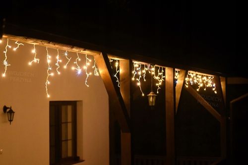 SOPLE 300 LED 11M ZEWNĘTRZNE LAMPKI KURTYNA +FLASH na Arena.pl