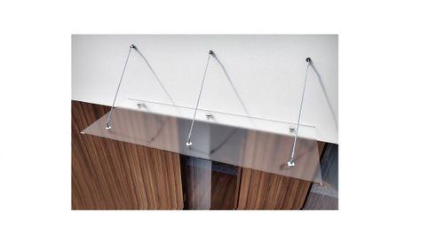 daszek szklany QUBA 220x150 matowy na Arena.pl