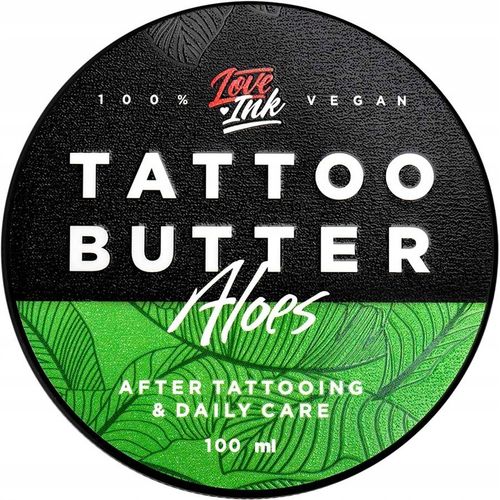Masło Krem do Pielęgnacji Tatuażu LOVEINK Tattoo Butter Aloes 100 ml na Arena.pl