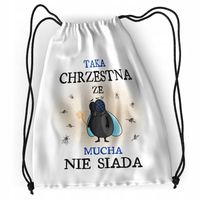 Plecak Dla Chrzestnej Sportowy Szkolny Worek Torba Z Nadrukiem Ze Zdjęciem