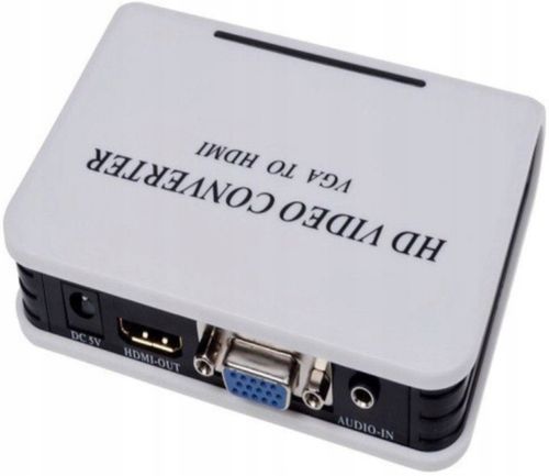 Adapter Konwerter Audio VGA do HDMI Full HD jack na Arena.pl