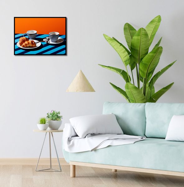 Plakat 55x40cm Croissanty zdjęcie 4